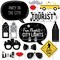 Big Dot of Happiness Nighttime City Skyline - New York Party Photo Booth Props Kit - 20 Count